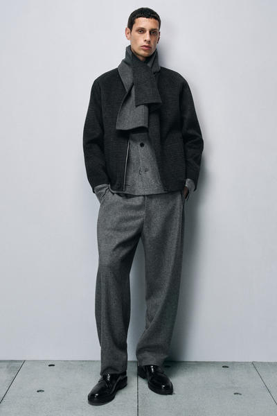 COS リバーシブル ダブルフェイス ウールジャケット