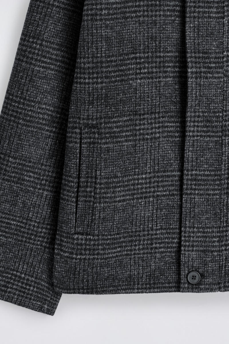 REVERSIBLE DOUBLE-FACED WOOL JACKET リバーシブル ダブルフェイス