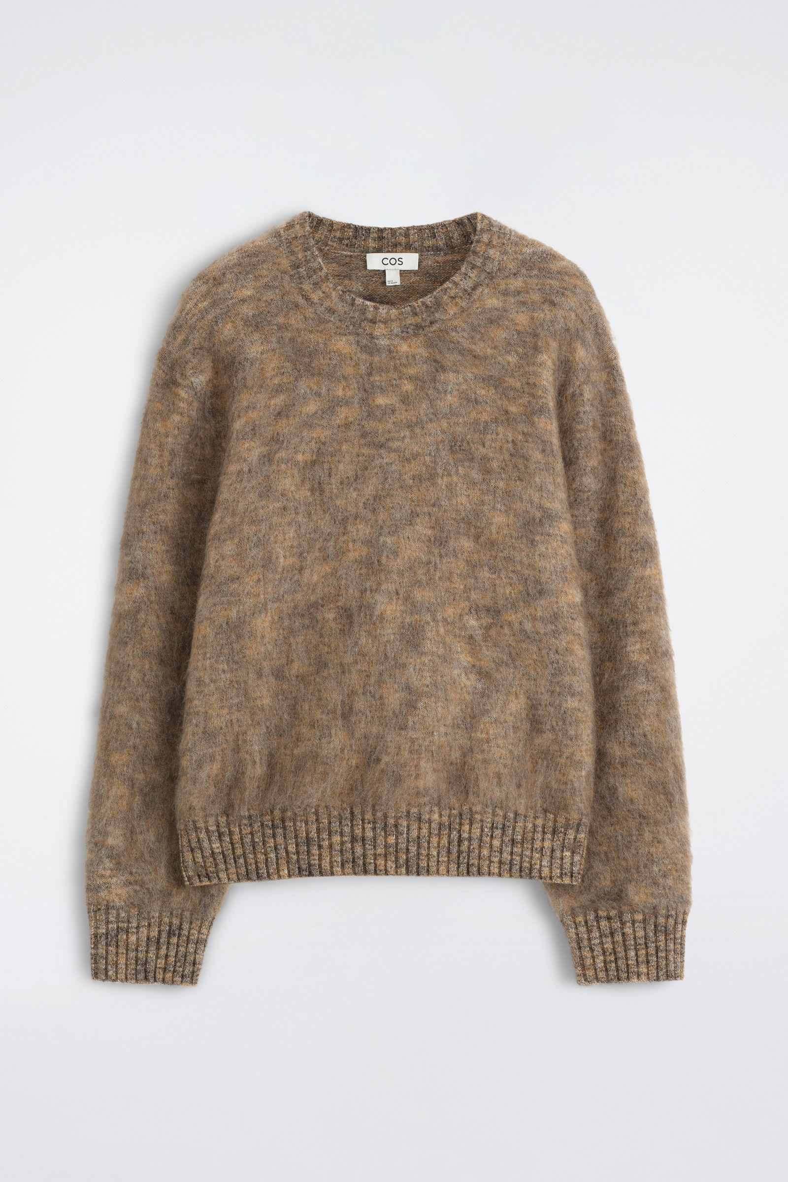 SPACE-DYED MOHAIR-BLEND CREW-NECK JUMPER スペースダイモヘア
