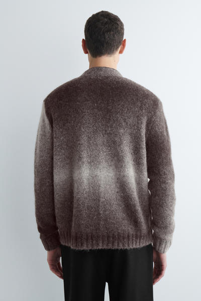 COS DEGRADEアルパカ混カーディガン