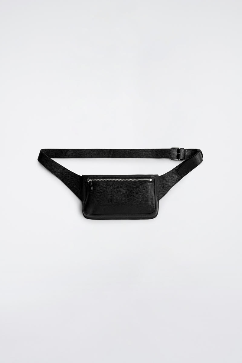 COS BRUNSWICK ベルトバッグ - クロコ調スエード