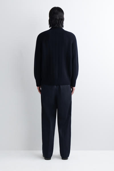 COS コットン切り替え メリノトラックジャケット