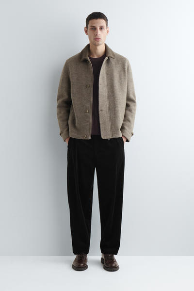 COS チャンキーレザーダービーシューズ