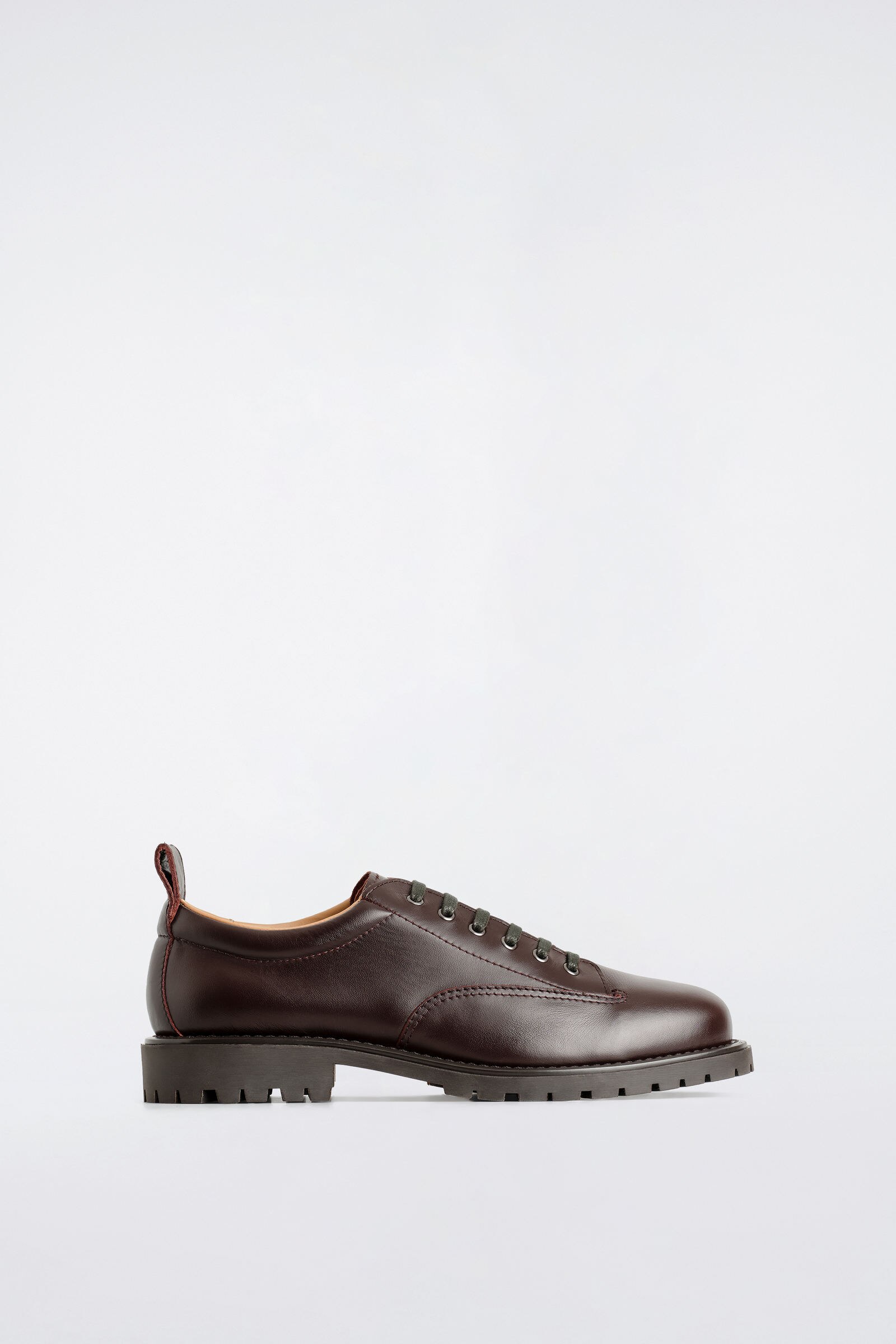 CHUNKY LEATHER DERBY SHOES チャンキーレザーダービーシューズ
