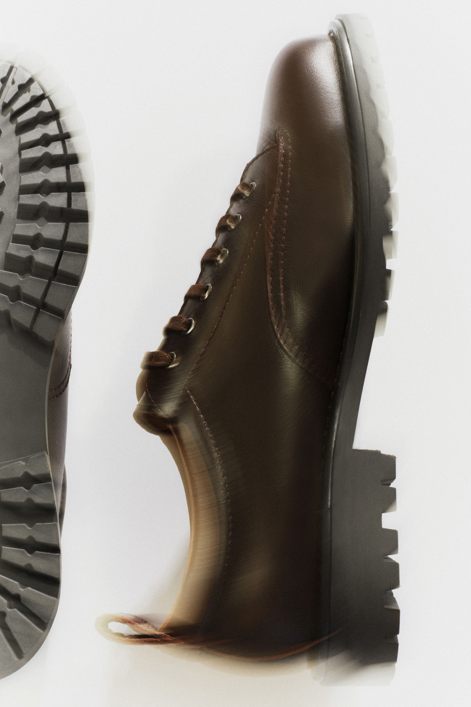 CHUNKY LEATHER DERBY SHOES チャンキーレザーダービーシューズ