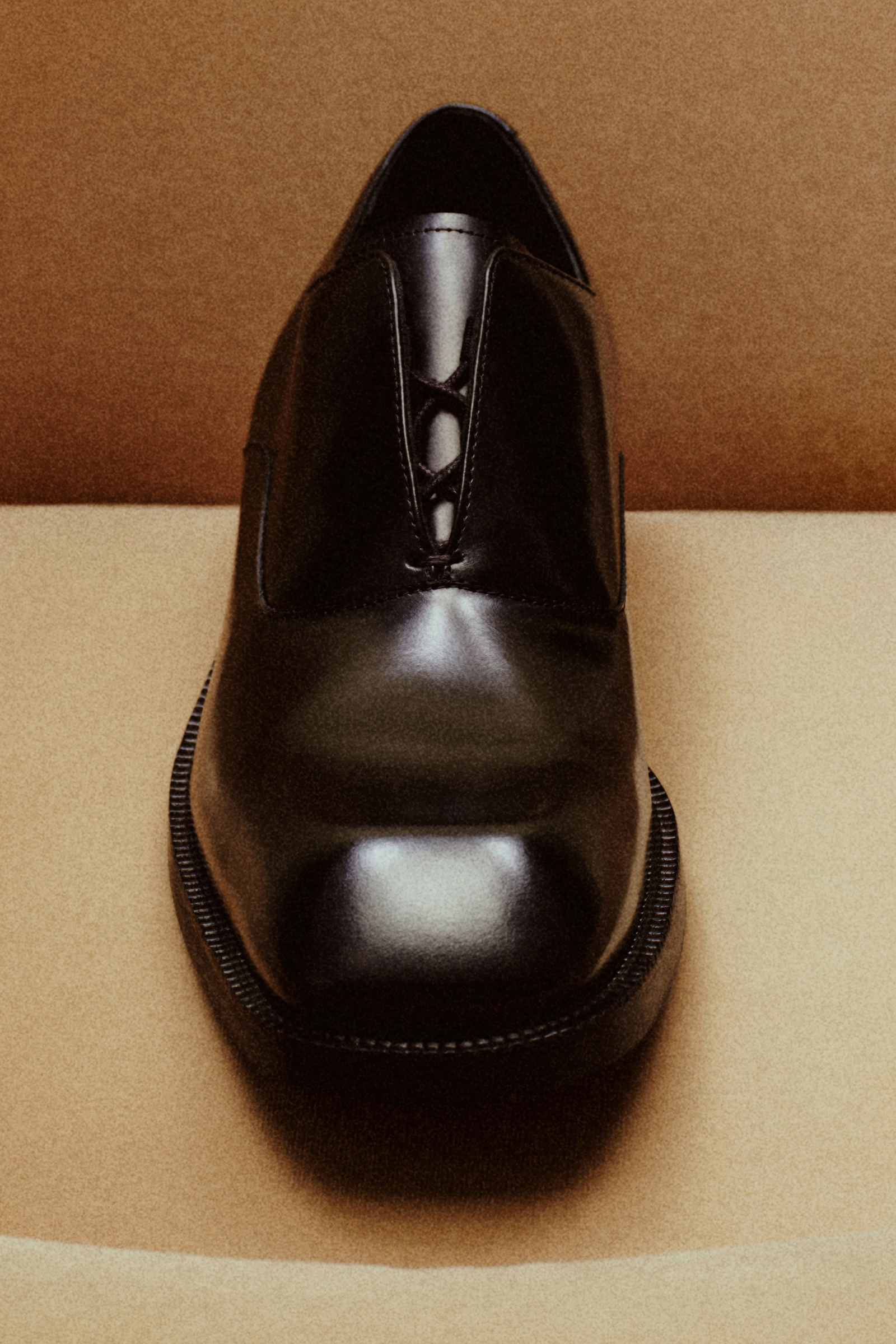 SQUARE-TOE LEATHER OXFORD SHOES スクエアトゥ レザー