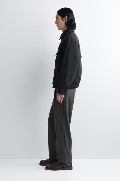 COS パッド入りハリントンジャケット-  ナイロン素材