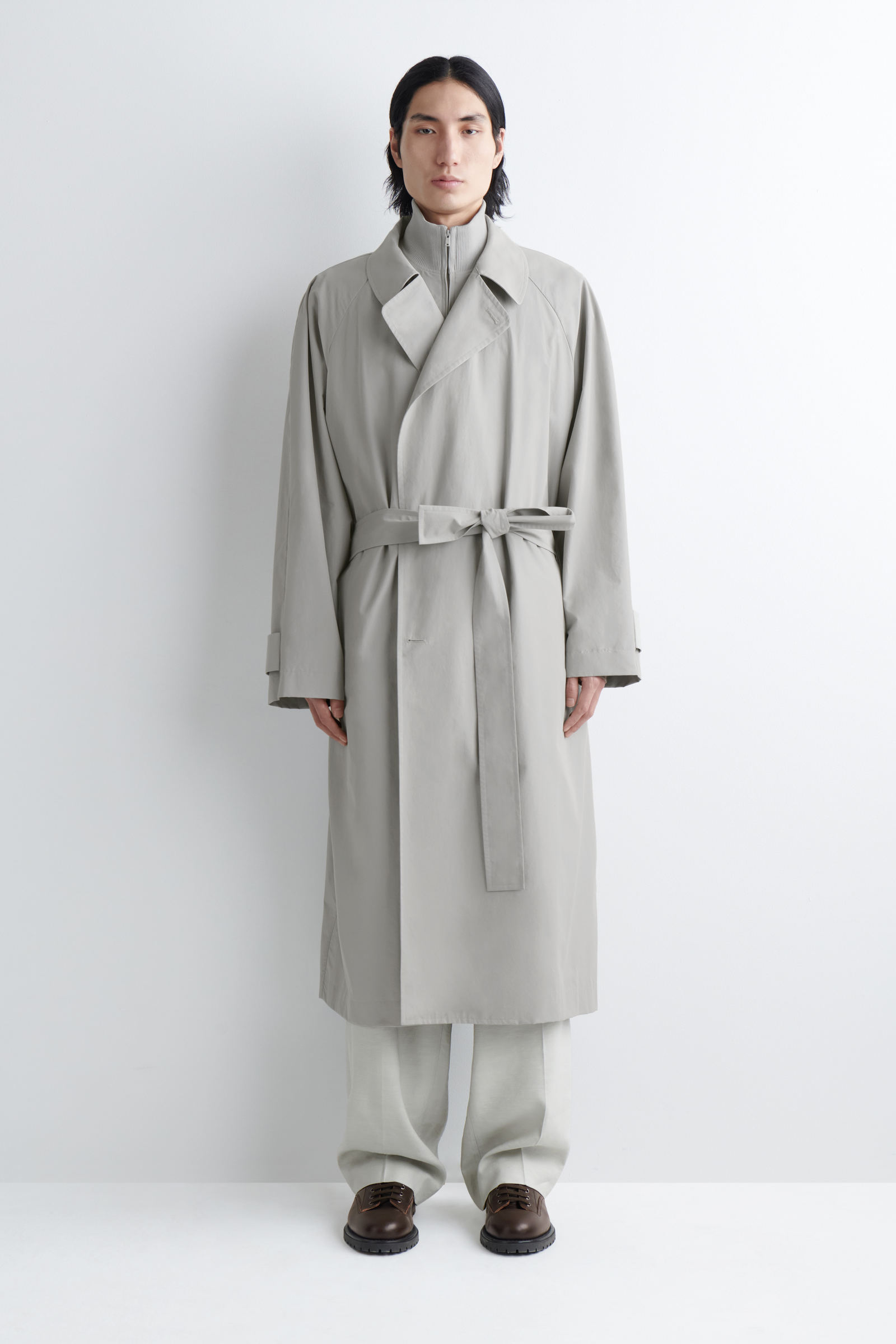 2-IN-1 WATER-REPELLENT TRENCH COAT 2-IN-1撥水トレンチコート ライト