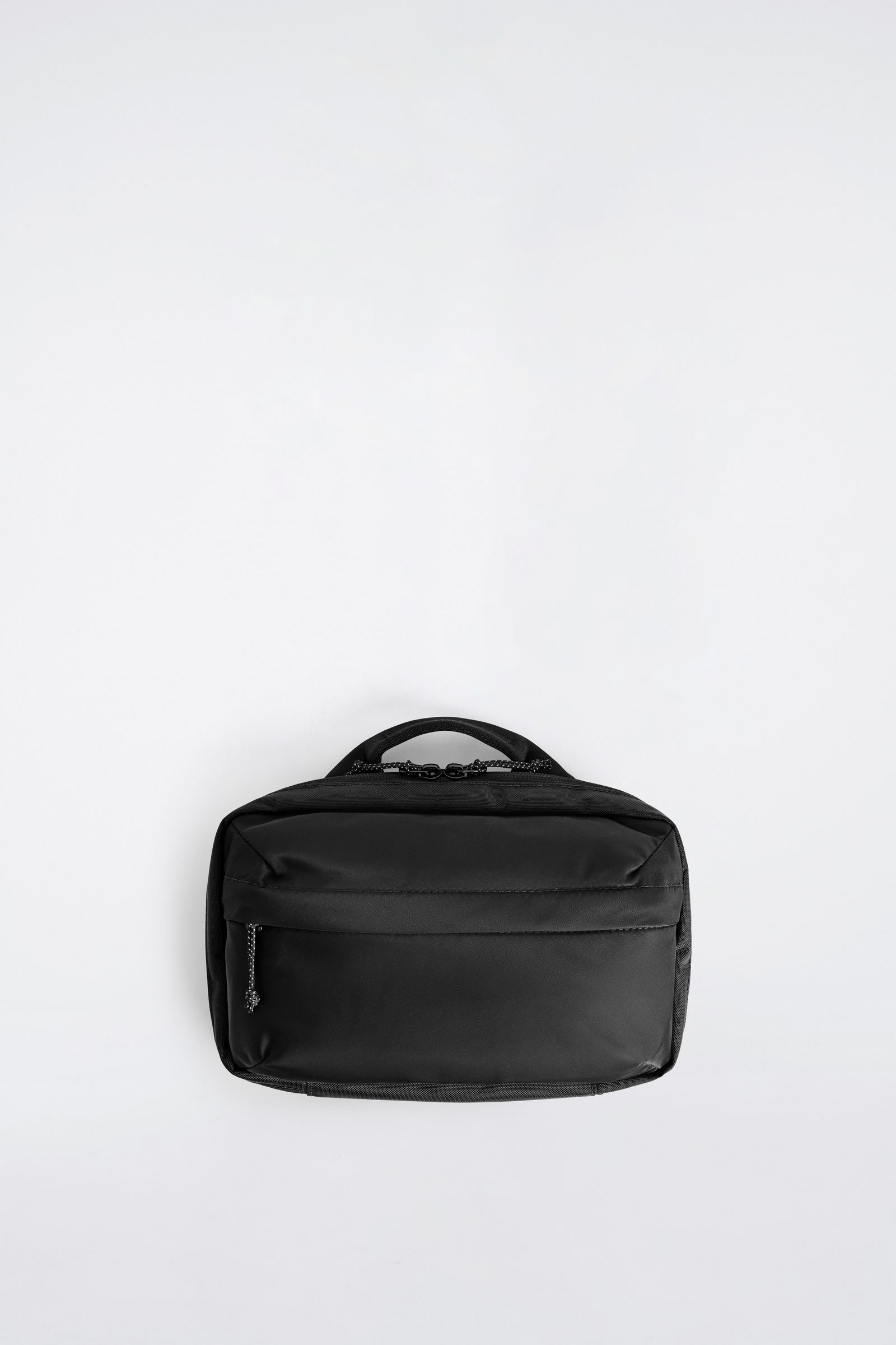 TRAVEL WASH BAG - NYLON ナイロン製トラベルウォッシュバッグ BLACK