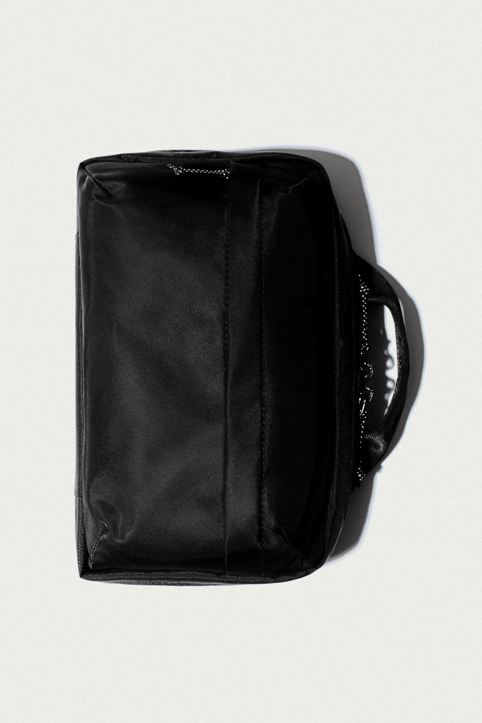 TRAVEL WASH BAG - NYLON ナイロン製トラベルウォッシュバッグ BLACK