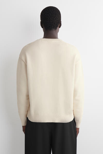 COS ニットコットンクルーネックジャンパー