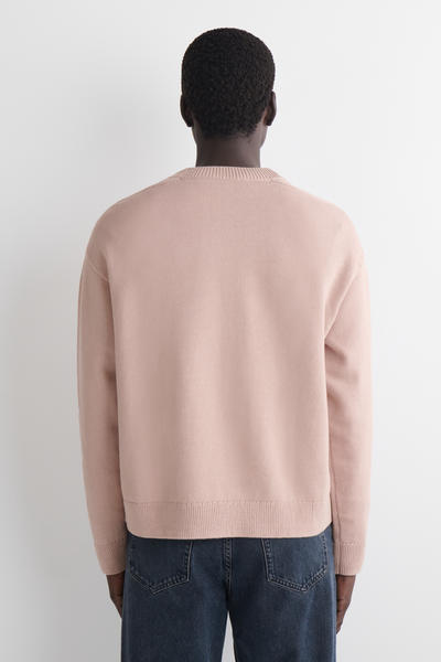 COS ニットコットンクルーネックジャンパー