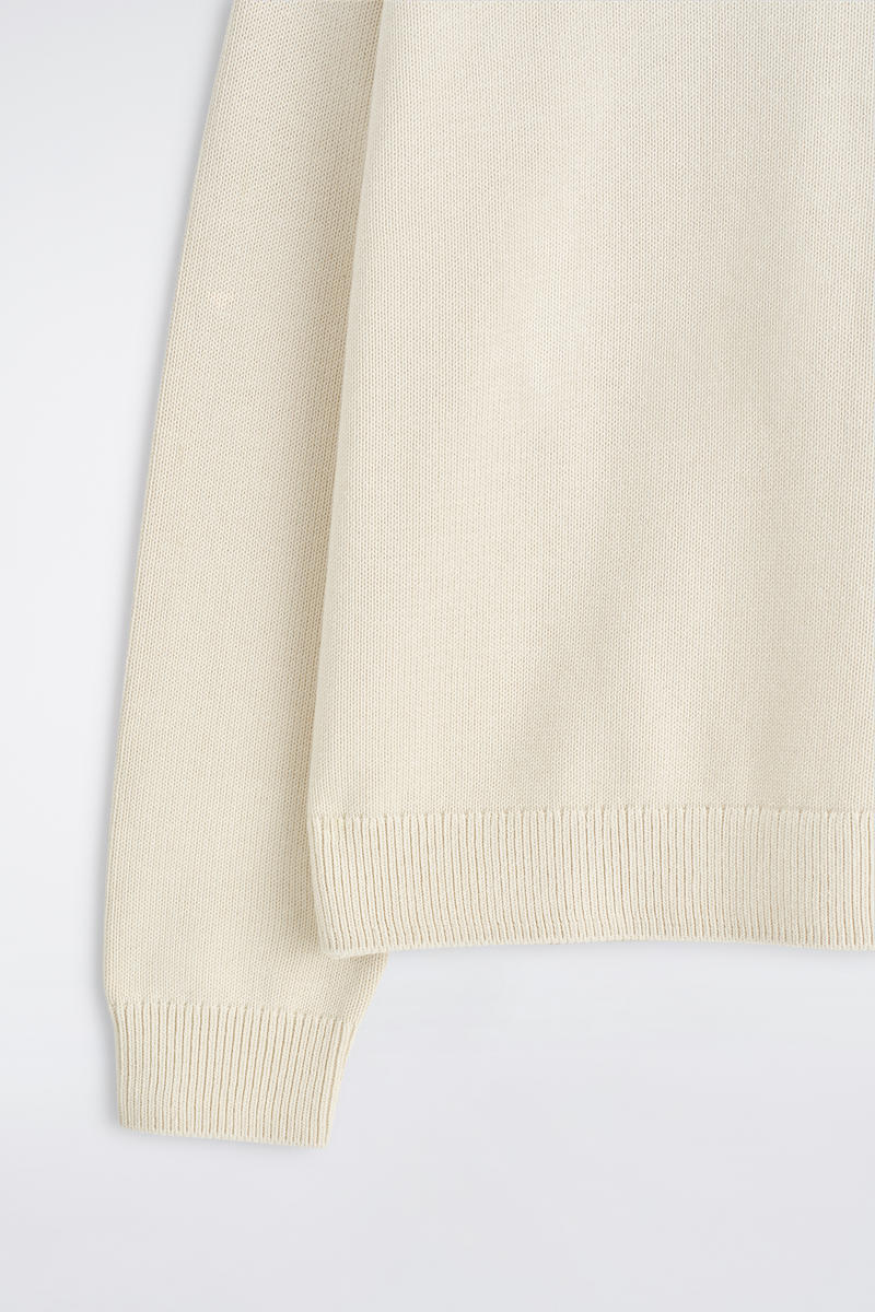 COS ニットコットンクルーネックジャンパー