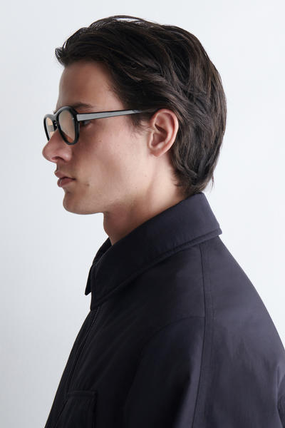 COS オーバルフレームサングラス