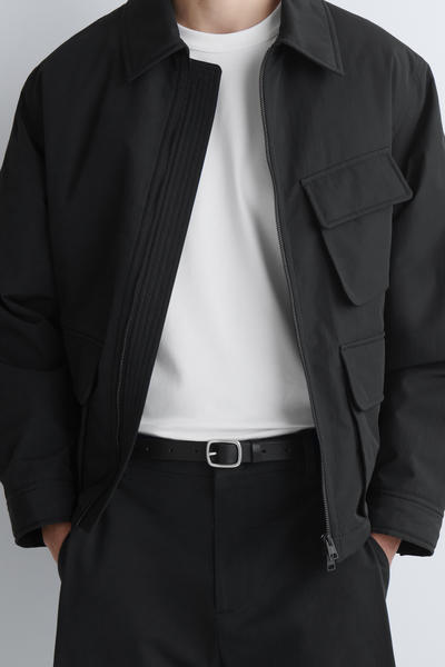 COS グレインレザーベルト