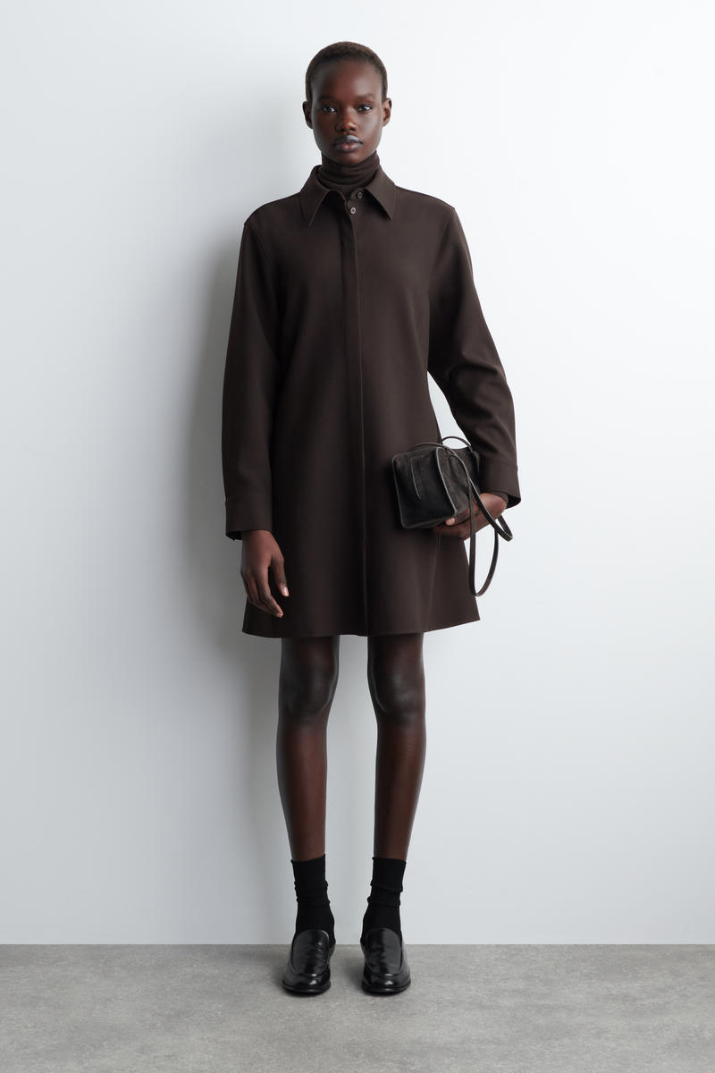 COS ミニシャツワンピース