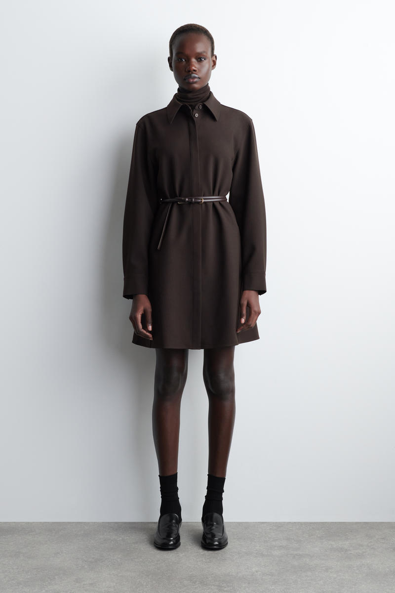 COS ミニシャツワンピース