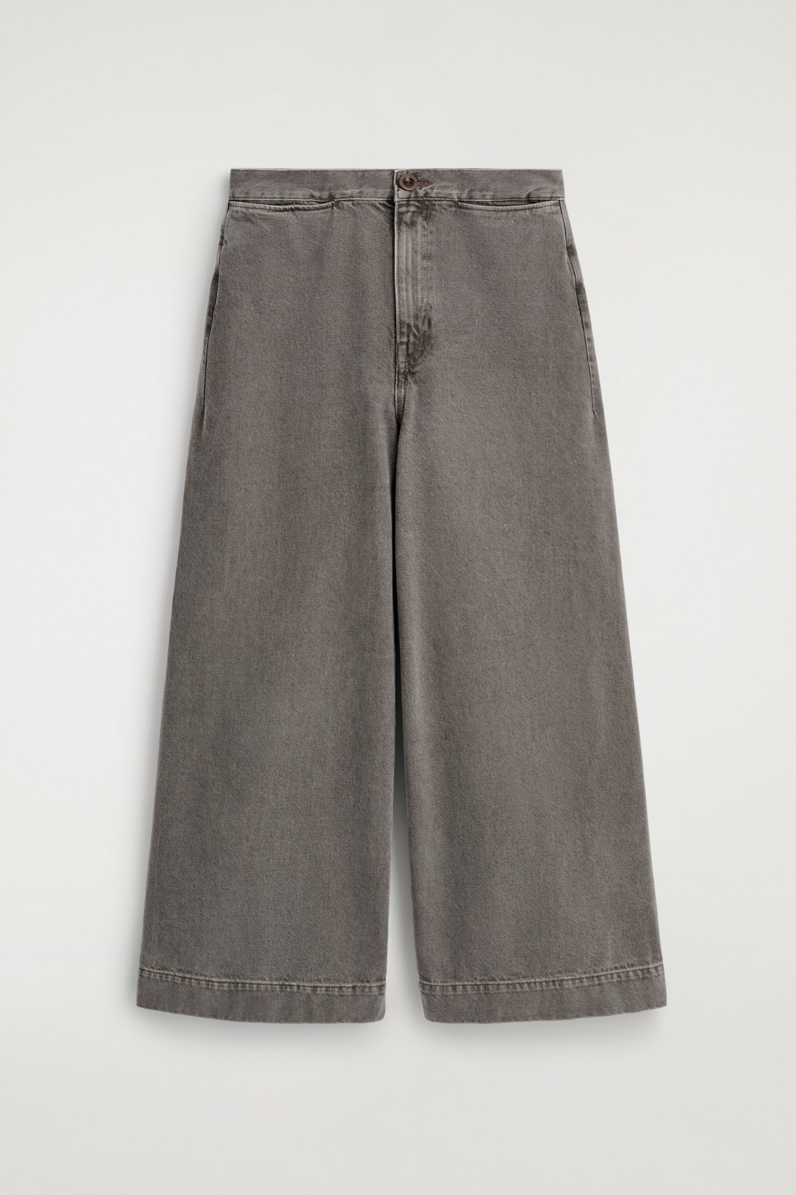 CROPPED WIDE-LEG DENIM TROUSERS クロップドワイドレッグデニムパンツ