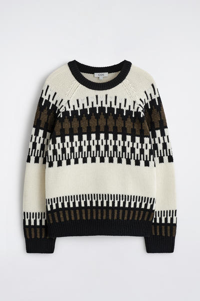 COS フェアアイルウールカシミヤセーター