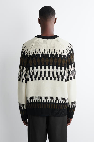 COS フェアアイルウールカシミヤセーター