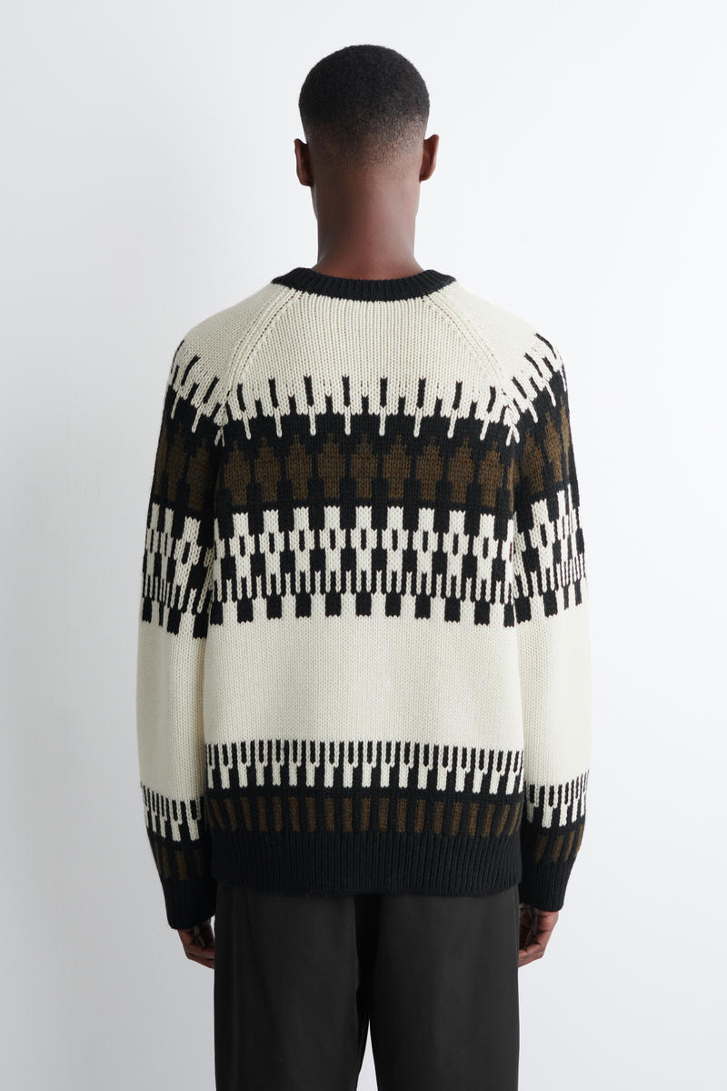 COS フェアアイルウールカシミヤセーター