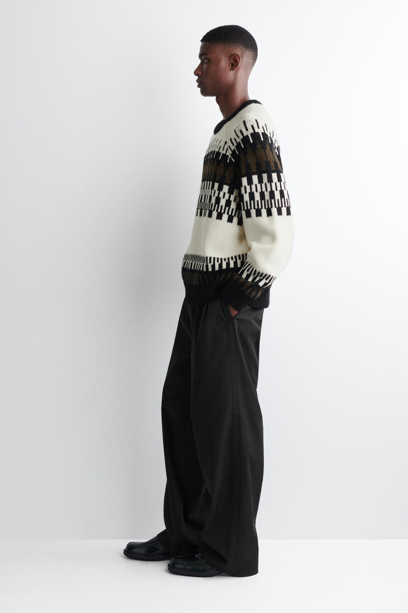 COS フェアアイルウールカシミヤセーター