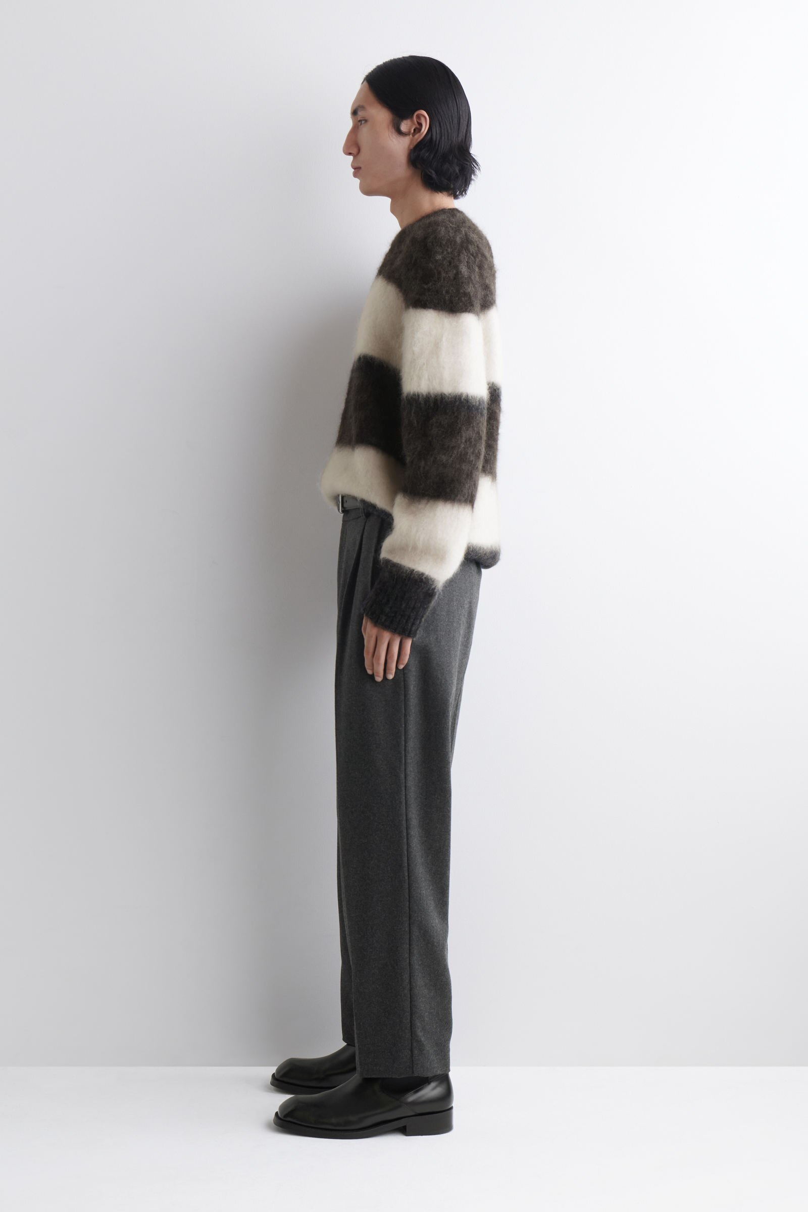 COS モヘアブレンドセーター COLOUR-BLOCK MOHAIR CREW-NECK JUMPER 