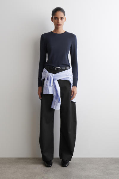 COS コットンジャージー 長袖トップス