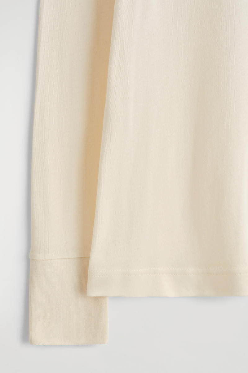 COS コットンジャージー 長袖トップス