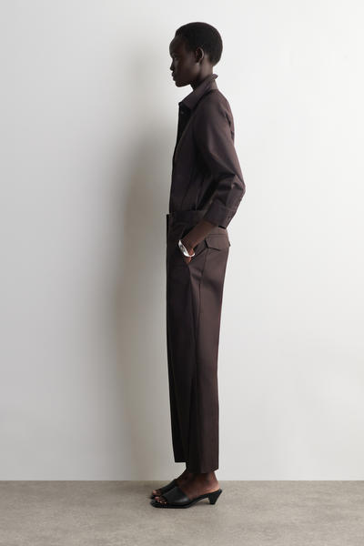 COS 刺繍コットンパンツ