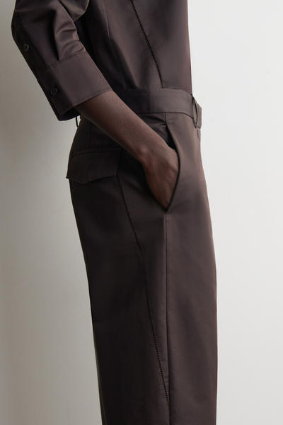 COS 刺繍コットンパンツ