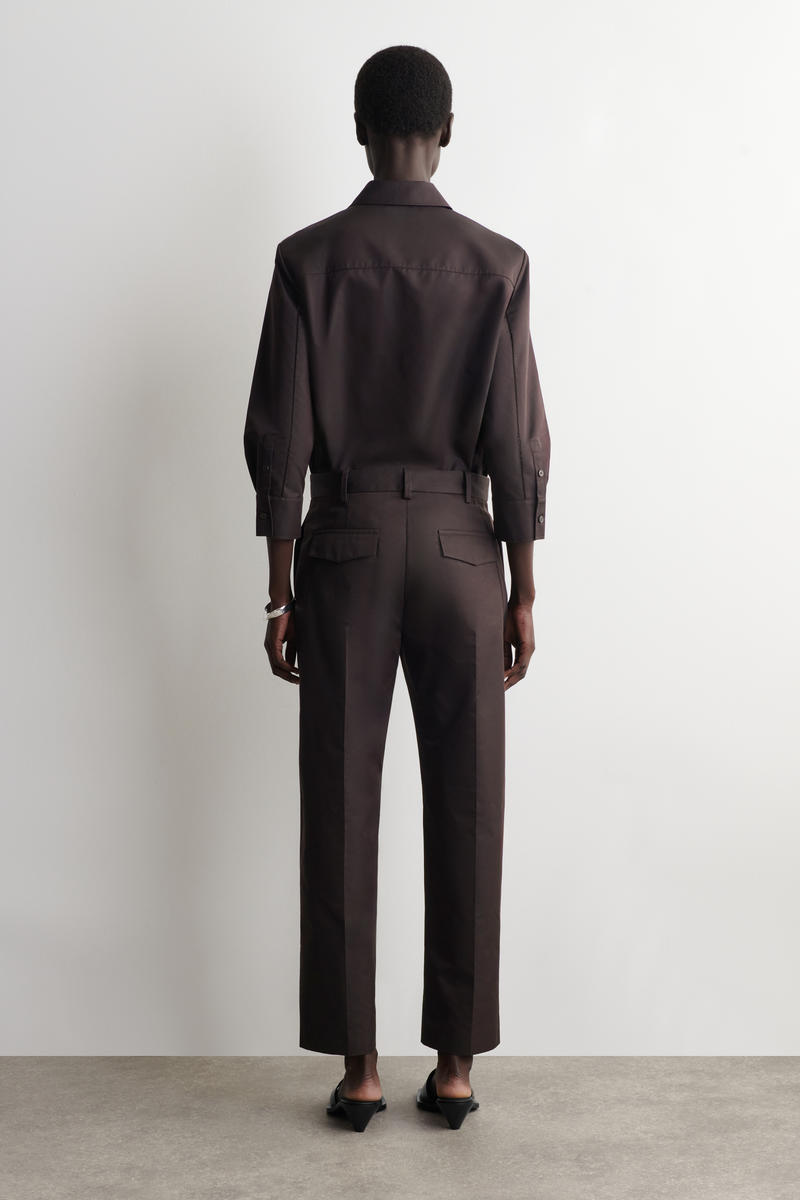 COS 刺繍コットンパンツ