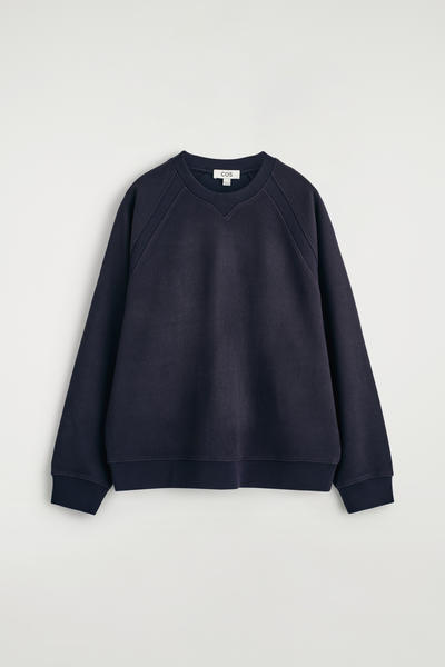 COS コーデュロイジャージースウェットシャツ