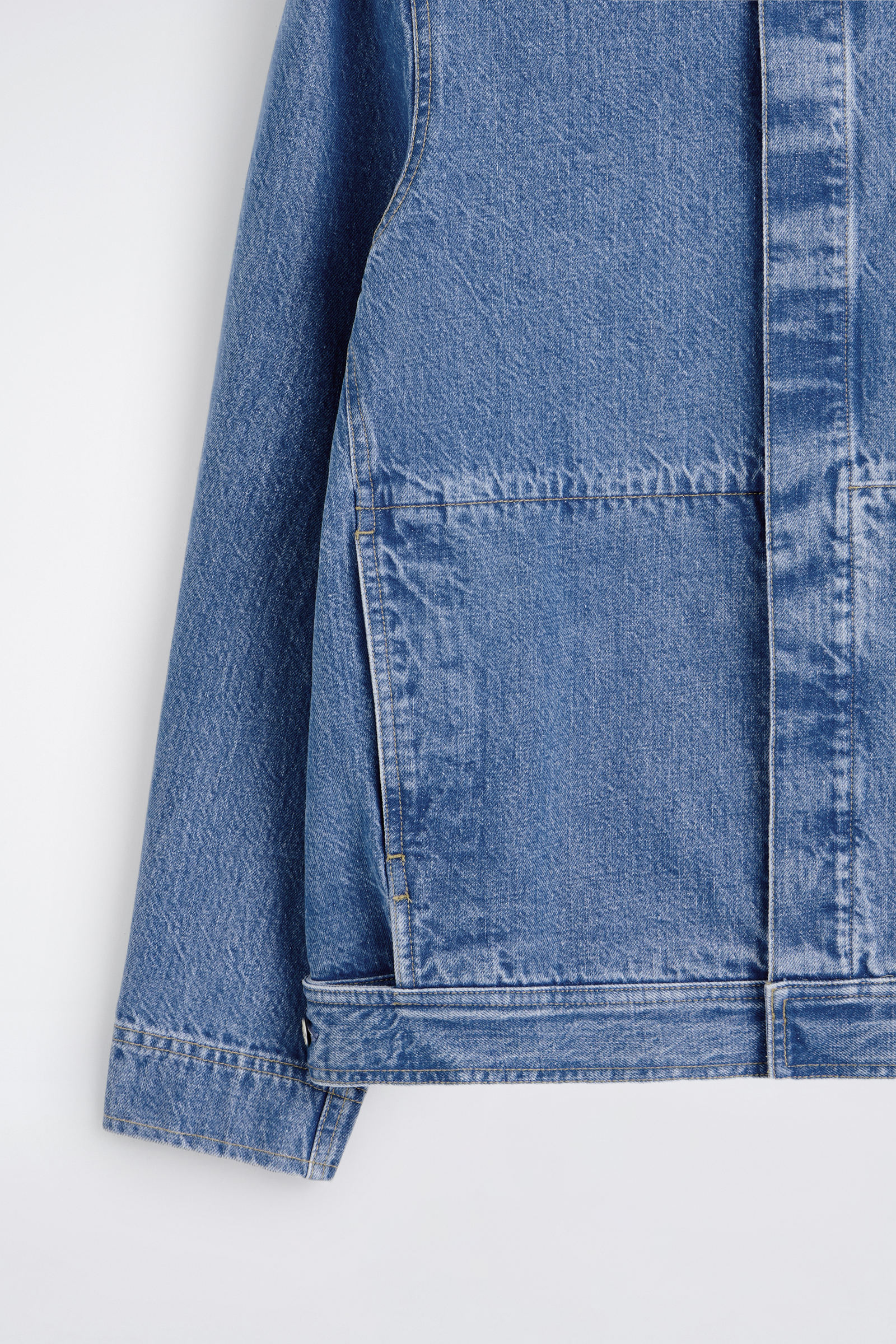 MINIMAL DENIM JACKET ミニマルデニムジャケット ブルー｜COS コス