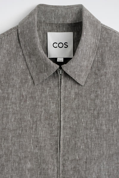 COS リネンブルゾンジャケット