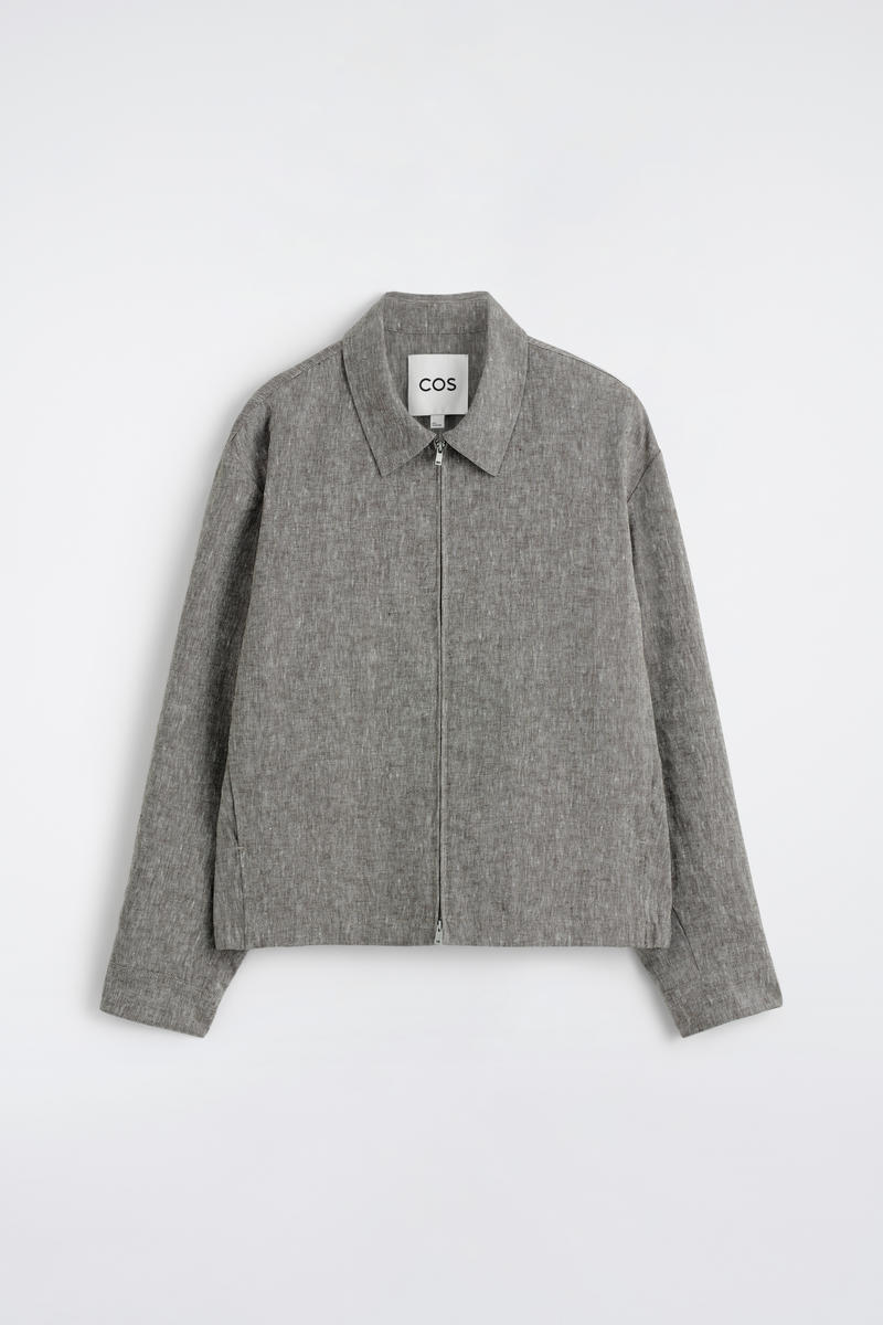 COS リネンブルゾンジャケット
