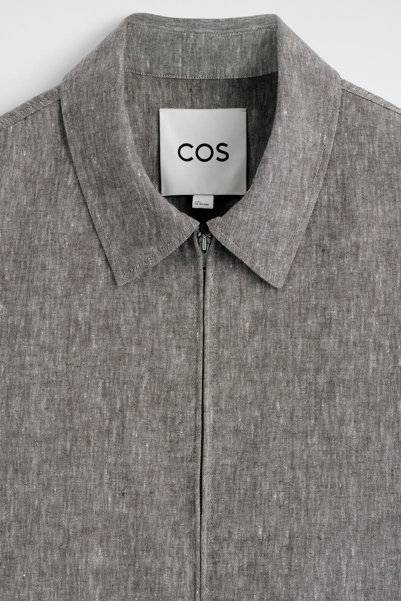 COS リネンブルゾンジャケット