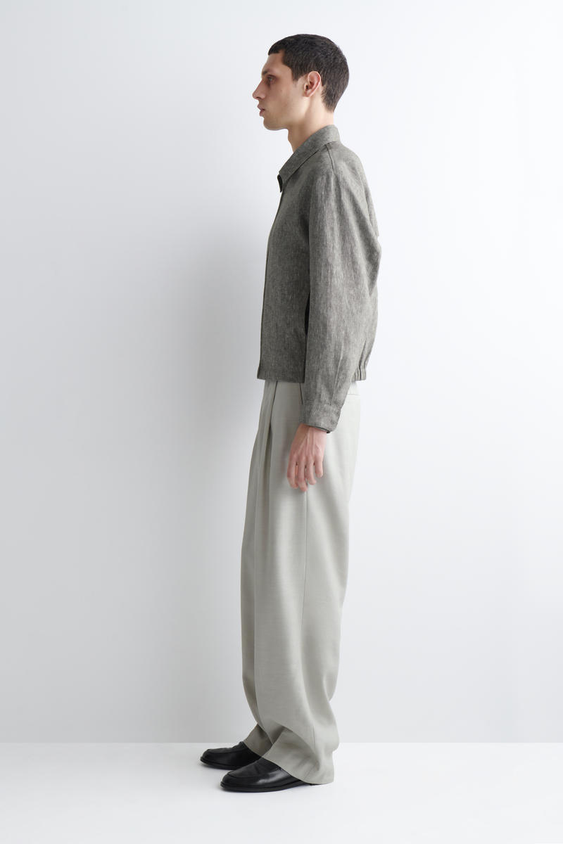 COS リネンブルゾンジャケット