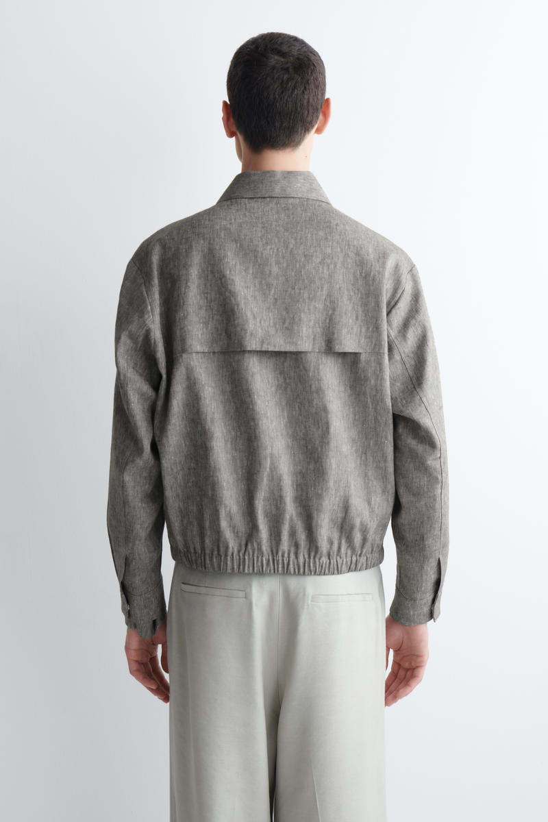 COS リネンブルゾンジャケット