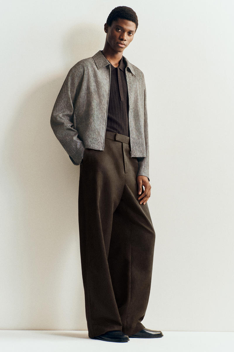 COS リネンブルゾンジャケット