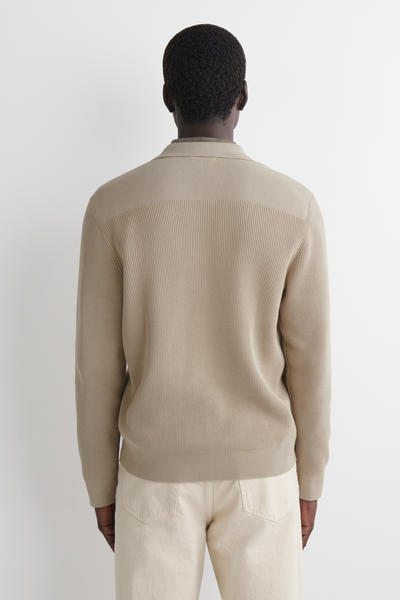 COS コットンポロジャンパー