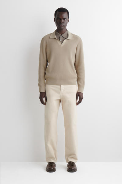 COS コットンポロジャンパー