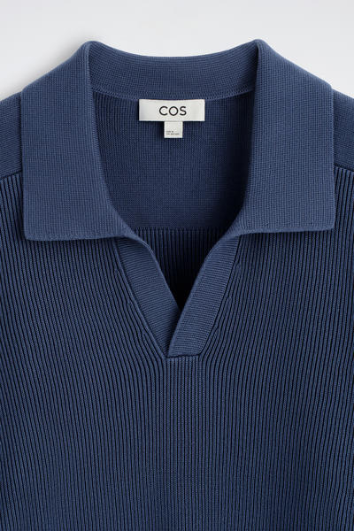 COS コットンポロジャンパー