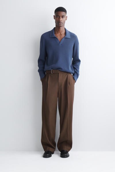 COS コットンポロジャンパー