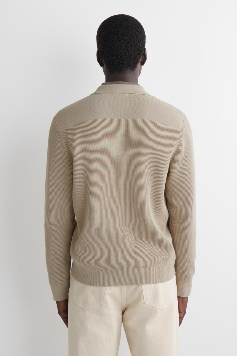 COS コットンポロジャンパー