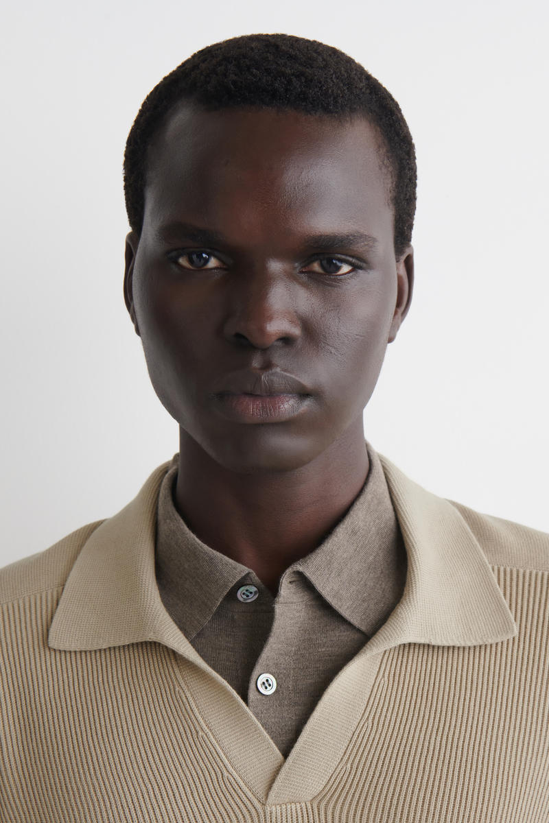 COS コットンポロジャンパー