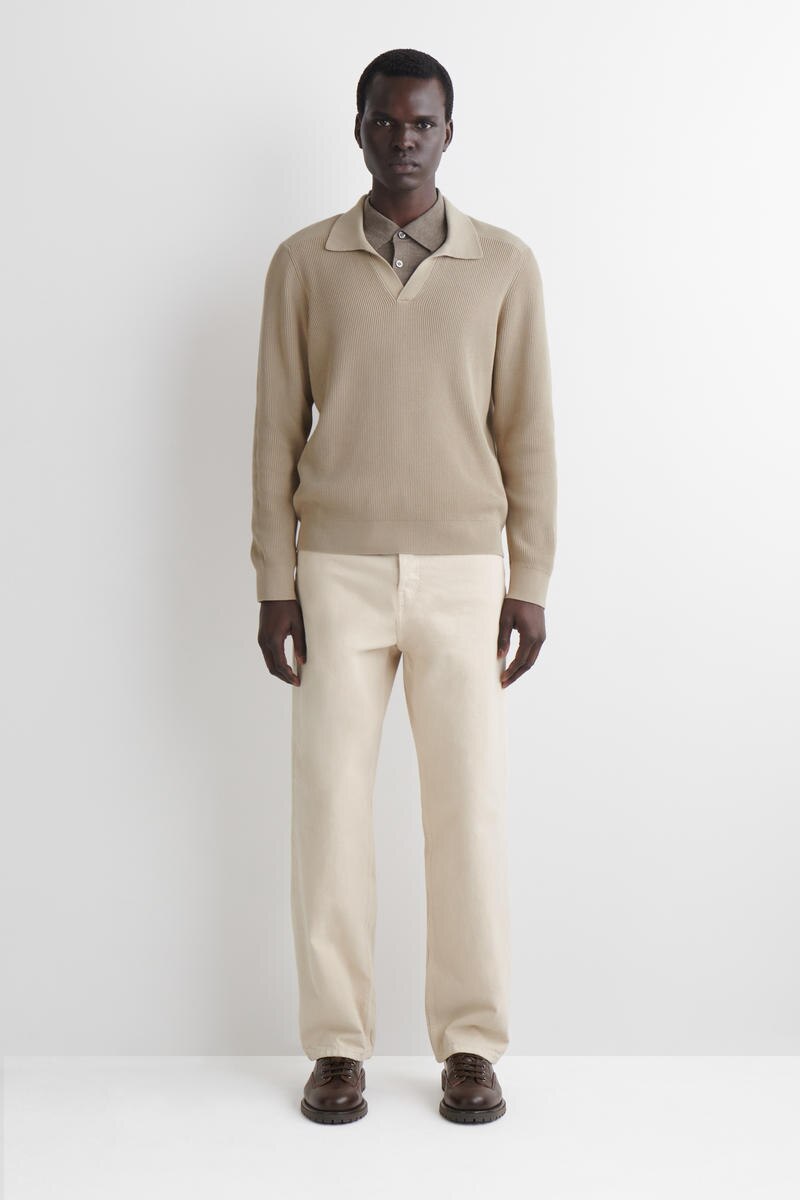 COS コットンポロジャンパー