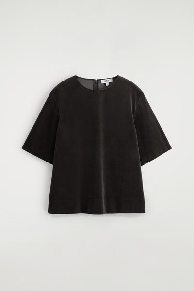 COS コーデュロイトップ