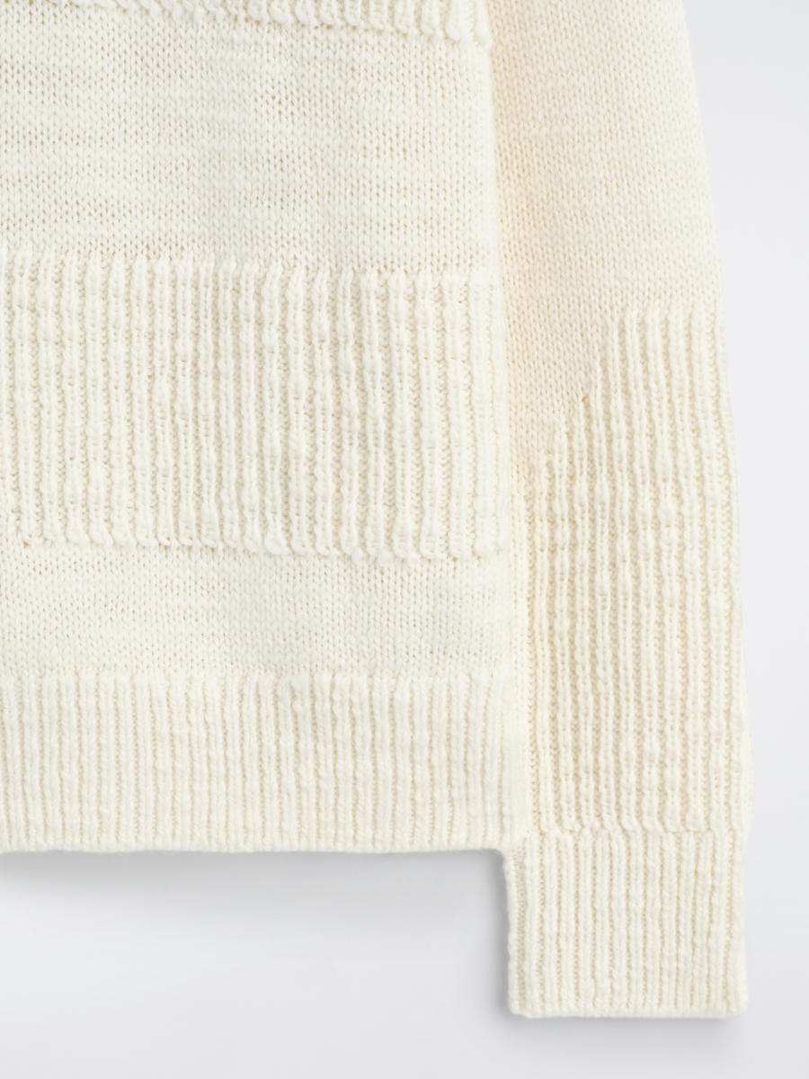 COS ラダーステッチウールセーター