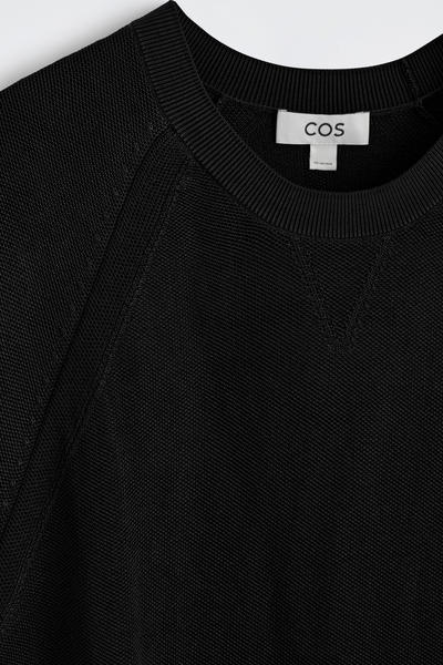 COS ダブルフェイスニットTシャツ